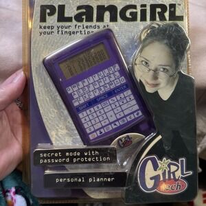 VTG NIP Girl Tech PLANGIRL Handheld planner‎ model G71047 Secret Mode 2001